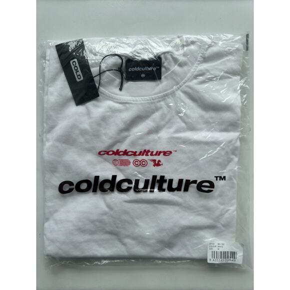 Cold Culture Unisex oversized Mix T shirt White Medium - Picture 1 of 4